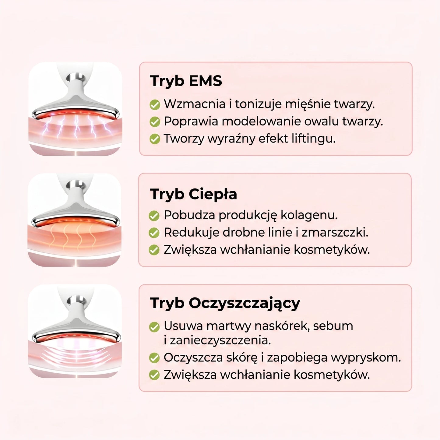 Solmère Pro - Liftingujące urządzenie do twarzy 7w1