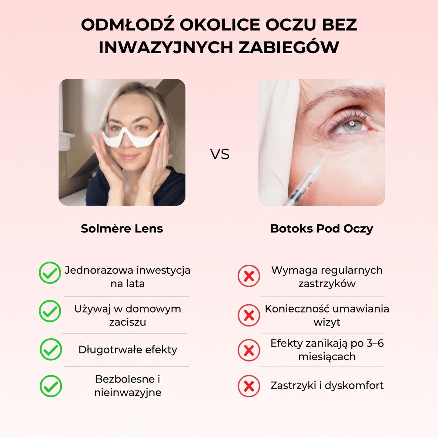 Solmère Lens - Masażer do oczu