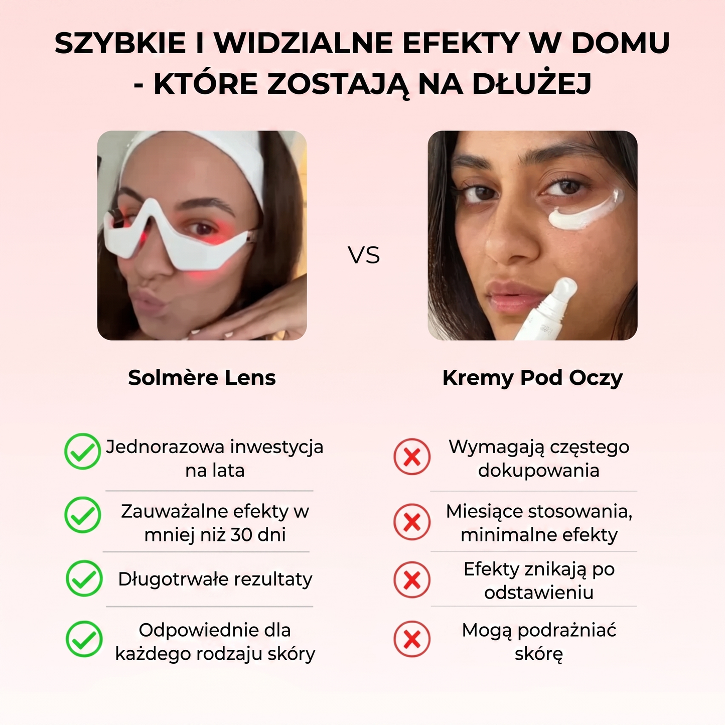 Solmère Lens - Masażer do oczu